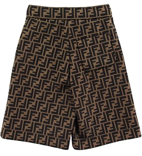 fendi shorts women|brown fendi shorts.